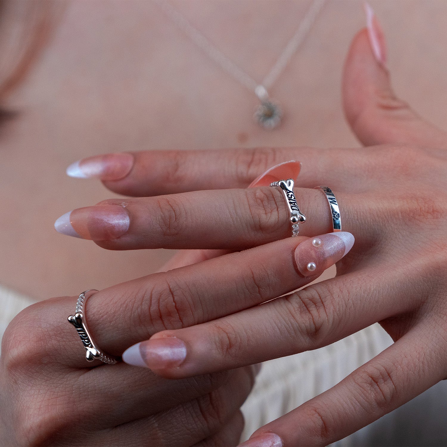 Bague Gravée au Nom de Votre Animal