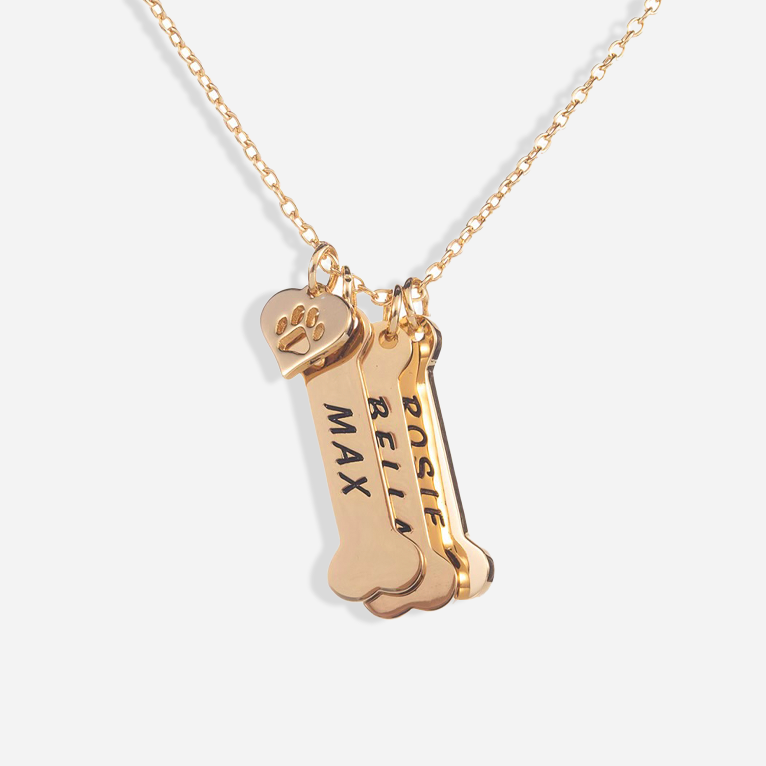 Collier Os Personnalisé Au Nom De Votre Animal