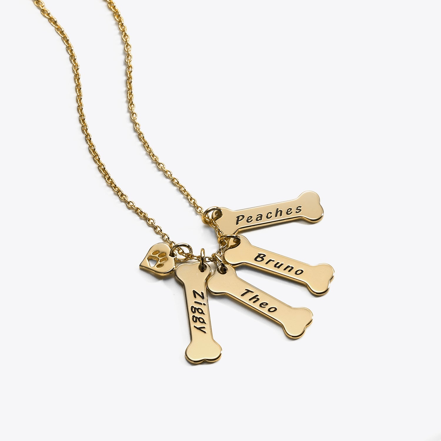 Collier Os Personnalisé Au Nom De Votre Animal