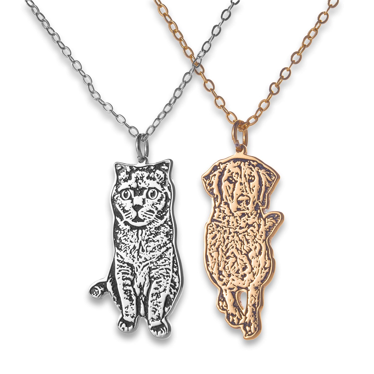 Collier Silhouette Personnalisée De Votre Animal